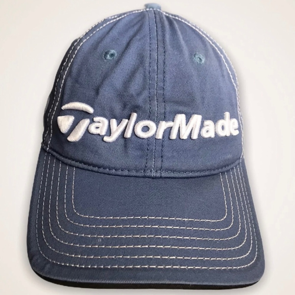 TaylorMade Golf Blue Cotton Cap Hat